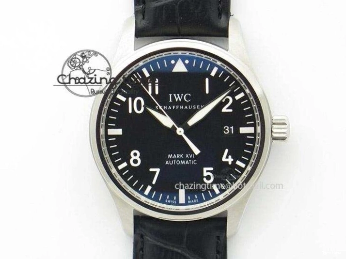 MIROTIME 0815 Big Pilot Real PR IW502001 Real Ceramic ZF 1:1 Best Edition On Black Calfskin Strap A51111 V Seasonal 7227